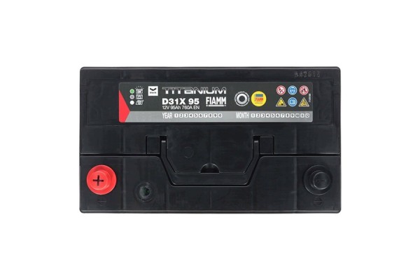 Battery Fiamm Black 12V 95Ah 760A D31X 95 L Model JFTP95