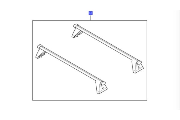 Roof beam rack 2006 2015