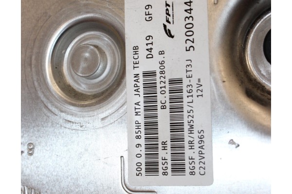 PETROL ENGINE FIAT 500 0 9 312A2000 GEARBOX 55272205 ECU ENGINE Part manufacturer Fiat OE