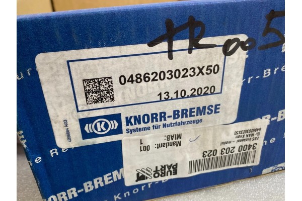 Jednokanalovy modul EBS KNORR BREMSE 0486203023 Quality of parts according to GVO Q original with factory logo OEM OES