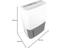 DEHUMIDIFIER 25 L PER DAY WITH LED DISPLAY AND REGULATORY TIMER Catalog number of the part WDH 725DG