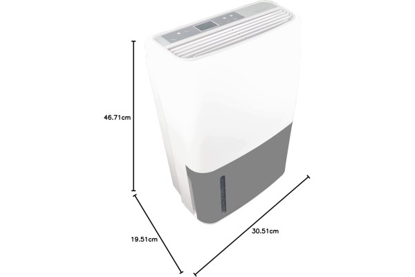 DEHUMIDIFIER 25 L PER DAY WITH LED DISPLAY AND REGULATORY TIMER Catalog number of the part WDH 725DG
