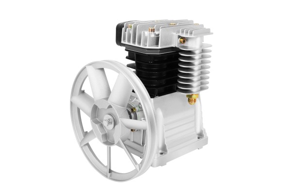 Modern Air Compressor Pump Head Air Compressor Head With 2 Cylinders Silver Catalog number of the part JZONKM 001400
