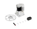Modern Air Compressor Pump Head Air Compressor Head With 2 Cylinders Silver Car type undefined