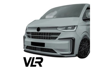 SPLITTER BUMPER INSERT VW T7 TRANSPORTER CARAVELLE BLACK GLOSS VLR