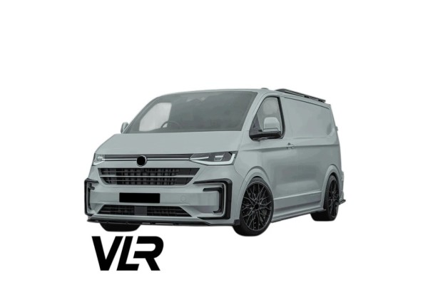SPLITTER BUMPER INSERT VW T7 TRANSPORTER CARAVELLE BLACK GLOSS VLR Customs tariff code 87081090