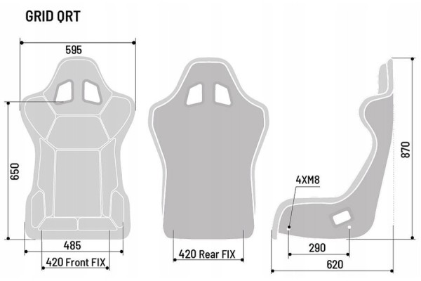 Asiento Deportivo Sparco GRID Q FIA MY27