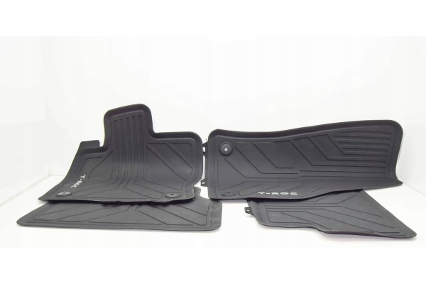 Front and rear rubber rug set VW T ROC LHD 2GC06150082V ORIGINAL Catalog number of the part 2GC06150082V