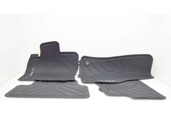 Front and rear rubber rug set VW T ROC LHD 2GC06150082V ORIGINAL Part manufacturer Volkswagen OE