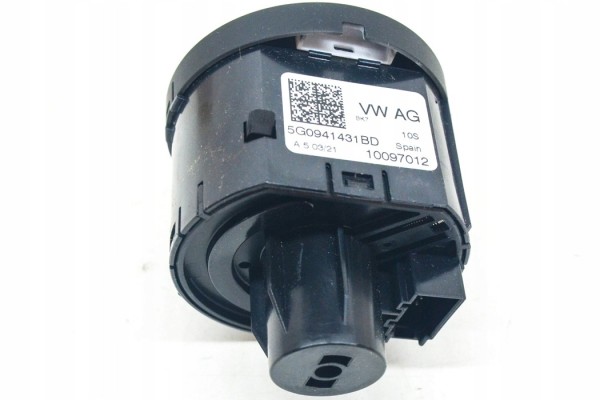 Interruptor de faros Volkswagen Golf MK7 5G 5G0941431BDWZU ORIGINAL