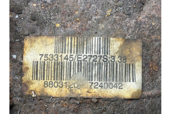 Rear reducer BMW 3 E46 7533145 1 8L diesel 110kW 2004 Catalog number of the part 7533145