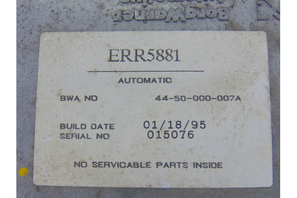 ERR5881 CENTRALITA CAMBIO AUTOMATICO LAND ROVER RANGE ROVER (LP) HSE (165kW) 1995 ERR5881 202856 LAND ROVER - 2