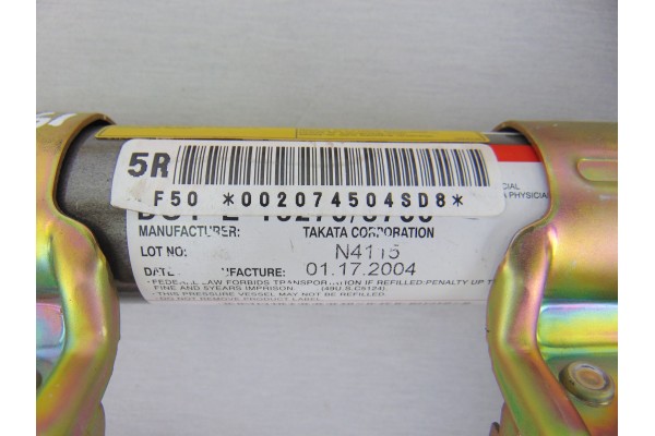 Airbag cortina delantero derecho, Toyota RAV4 (A2) 2.0 D-4D Sol 4X4 (2003- ) 2004