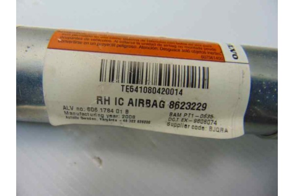 Airbag cortina delantero derecho, Volvo S60 Berlina D5 Momentum (136kW) (2004- ) 2008, 8623229