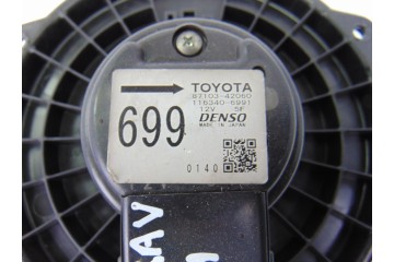 Motor calefaccion, Toyota RAV4 (A2) 2.0 D-4D Sol 4X4 (2003- ) 2004, 87103-42060