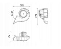AB348000P_M BLOWER MOTOR VOLVO FH4 EURO 6 Catalog number of the part AB 348 000P