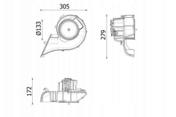 AB348000P_M BLOWER MOTOR VOLVO FH4 EURO 6 Catalog number of the part AB 348 000P