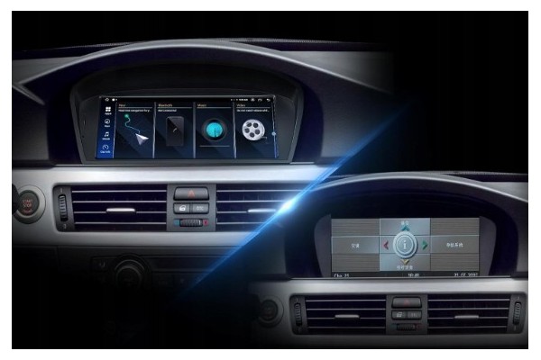 SCREEN ANDROID13 8GB RAM FOR BMW E60 E61 E90 E91 E92 E93 CCC SYSTEM CAMERA Version European