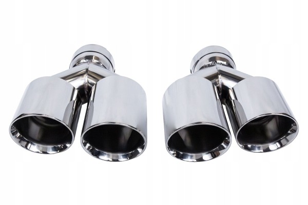 SILENCER TIP SET 4x fi 89mm mounting 76mm LEFT RIGHT MTSE26