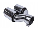 SILENCER TIP SET 4x fi 89mm mounting 76mm LEFT RIGHT MTSE26 Car type 4x4 SUV passenger cars