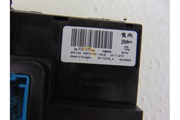 9832227080 MODULO ELECTRONICO PEUGEOT 3008 Active 9832227080 198122 PEUGEOT - 2