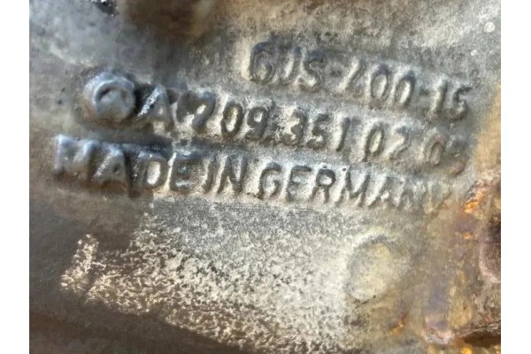 Rear reducer MERCEDES BENZ C W204 2043505103 2 2L diesel 100kW 2011 Part manufacturer Mercedes Benz OE