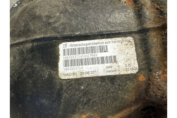 2013 Mercedes Benz ML W166 Rear differential A1663502714 Part manufacturer Mercedes Benz OE