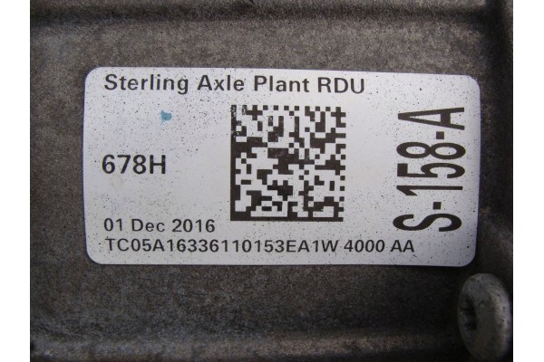 BRIDGE REAR FORD EDGE MK2 S 158 A Catalog number of the original 01DRC2016