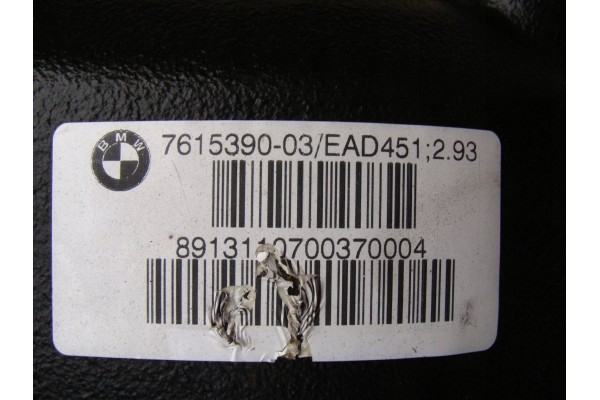 BRIDGE REAR BMW X1 E84 2 0 D N47 7615390 2 93 Catalog number of substitutes 8913110700370004