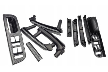 Set of Handles Handle Panel Door VOLKSWAGEN PASSAT B5 1998 2005 CARBON