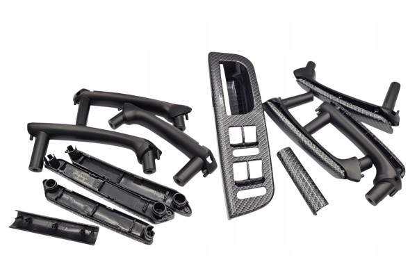 Set of Handles Handle Panel Door VOLKSWAGEN PASSAT B5 1998 2005 CARBON Catalog number of the part Zestaw Uchwytow Carbon