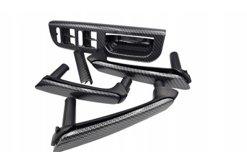 Set of Handles Handle Panel Door VOLKSWAGEN PASSAT B5 1998 2005 CARBON Part manufacturer no brand