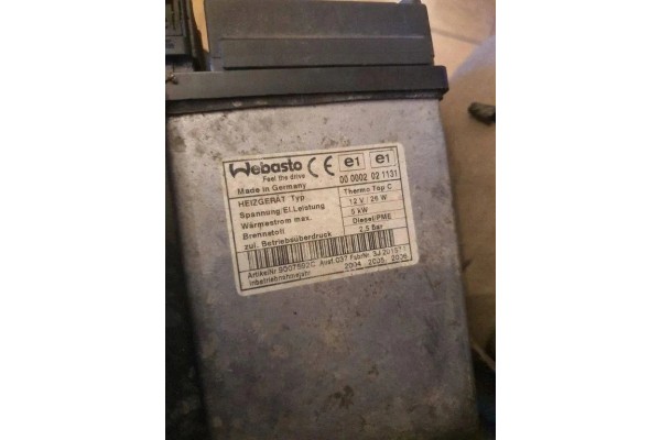 Webasto VW TRANSPORTER V T5 Van 000002021131 2 46L diesel 96kW 2005 Car type passenger cars