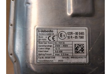 VOLVO 9038724E PARKING HEATER WEBASTO Part manufacturer Volvo OE