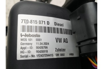 Calefactor estacionario Webasto para VW T7 7T0815071D Nuevo Original