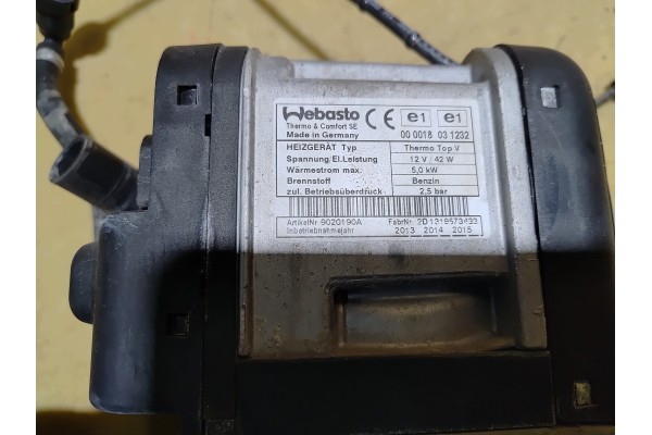 WEBASTO para GOLF VI PLUS, AUDI, SKODA 1K0015005MK