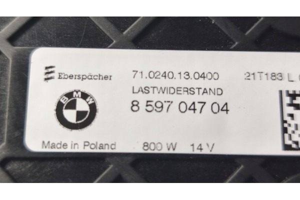 BMW F45 F48 ELECTRIC WEBASTO HEATER NEW 8597047 Quality of parts according to GVO O original with manufacturer s logo OE