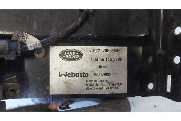 Calefactor estacionario WEBASTO AH2270G308AE 9024093B para Land Rover 