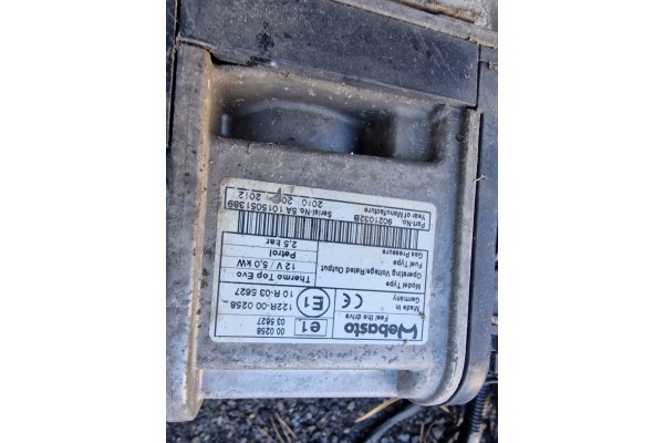 WEBASTO OGRZEWANIE POSTOJOWE TERMO TOP EVO 5kW BENZYNA Part manufacturer Webasto