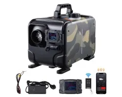 Calefactor diésel estacionario 8 kW 12V/24V con sensor de CO, Bluetooth y control remoto