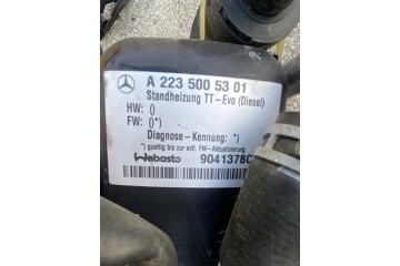 Mercedes S klasa W223 3 0 diesel S400 webasto ogrzewanie postojowe Catalog number of the part A2235005301 9041432B 9036294B 9014