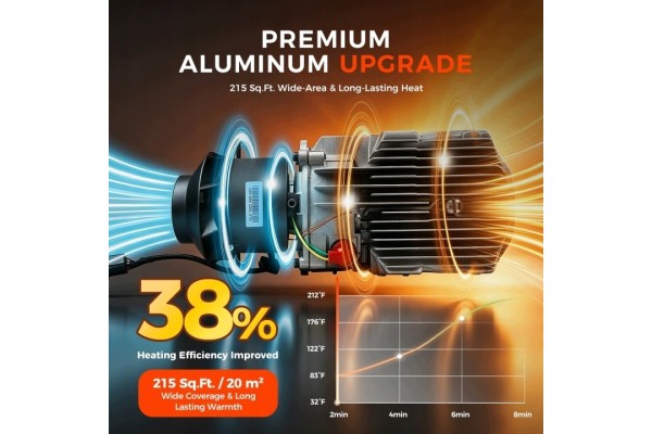 Calefactor de aceite Sunster 8 kW 12V/24V para calefacción auxiliar