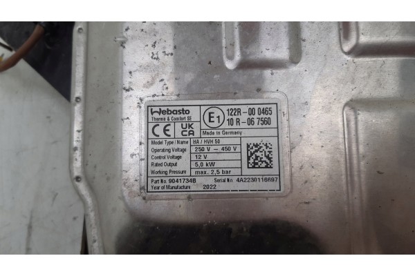 Heater high voltage heater HV Webasto Volvo XC90 II T8 32369036 Car type 4x4 SUV