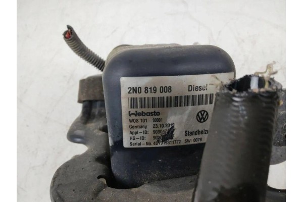 Webasto MAN TGE Flatbed UZ_ 2N0819008 1 11L diesel 75kW 2020 Catalog number of the part 2N0819008