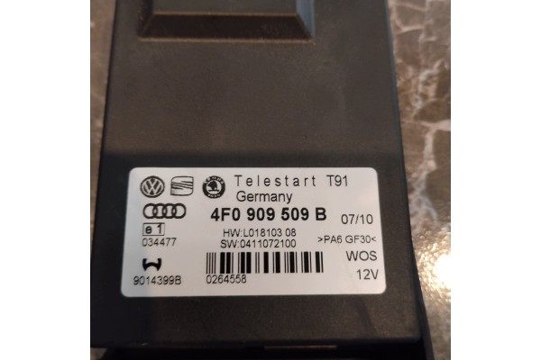 AUDI DRIVER WEBASTO T91 REMOTE CONTROL T90 4F0909509B Catalog number of the part AUDI STEROWNIK WEBASTO T91 PILOT T90 4F0909509B