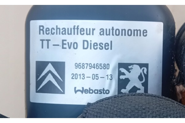 PARKING HEATER WEBASTO THERMO TOP EVO CITROEN C5 III X7 EU 9687946580 Quality of parts according to GVO O original with manufact