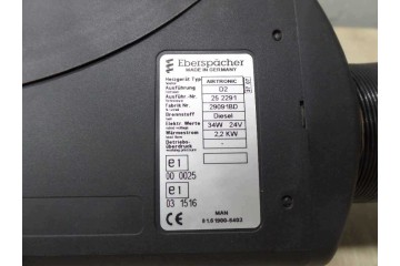 Calefactor estacionario MAN MB IVECO Eberspacher D2 24V Airtronic 2.2 