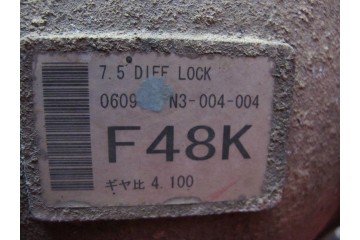 MITSUBISHI PAJERO 4 IV 3 2 DI D 4M41 DYFER BRIDGE REAR F48K 4 100 DIFF LOCK Catalog number of substitutes 4100