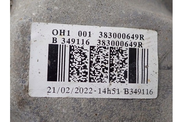 Puente Diferencial Trasero 1.5 dCI 85kW 383000649R Dacia Duster II