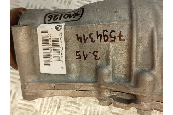 BMW OE 7594314 Puente Diferencial Delantero 3.15 para X5M F85 y X6M F8